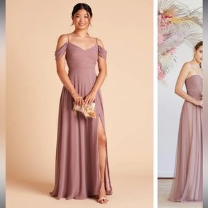 Dark mauve Birdy Grey Bridesmaid Dress